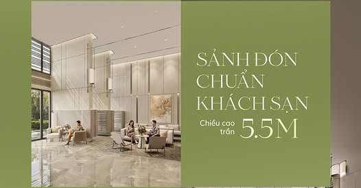Sảnh đón Imperia Sensa Park cao 5,5m: trải nghiệm chuẩn resort