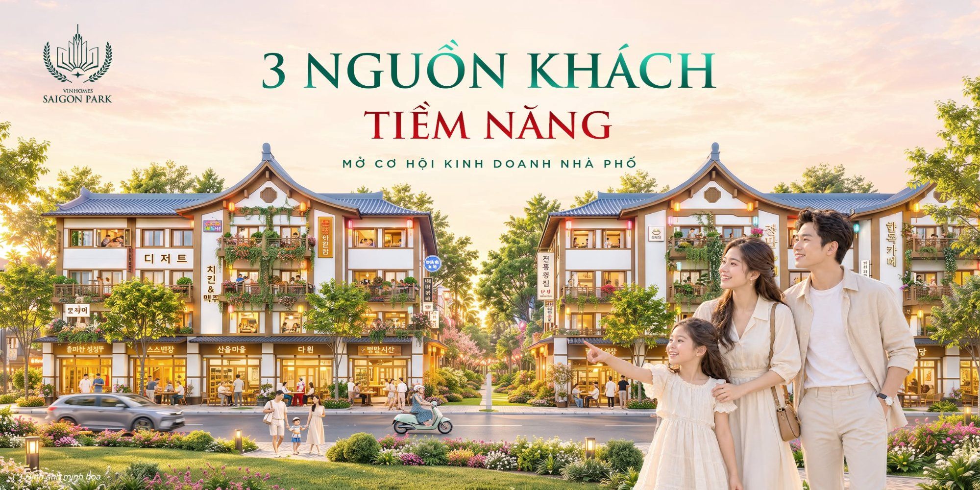 Kinh doanh gì ở Vinhomes Saigon Park? Gợi ý theo 3 nguồn khách