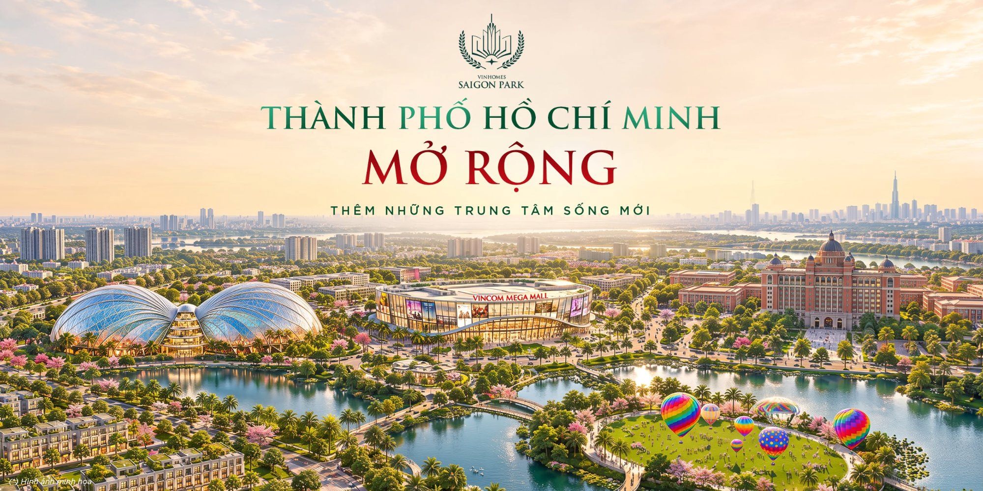 Tây Bắc TP.HCM mở rộng: Vinhomes Saigon Park thành trung tâm sống mới