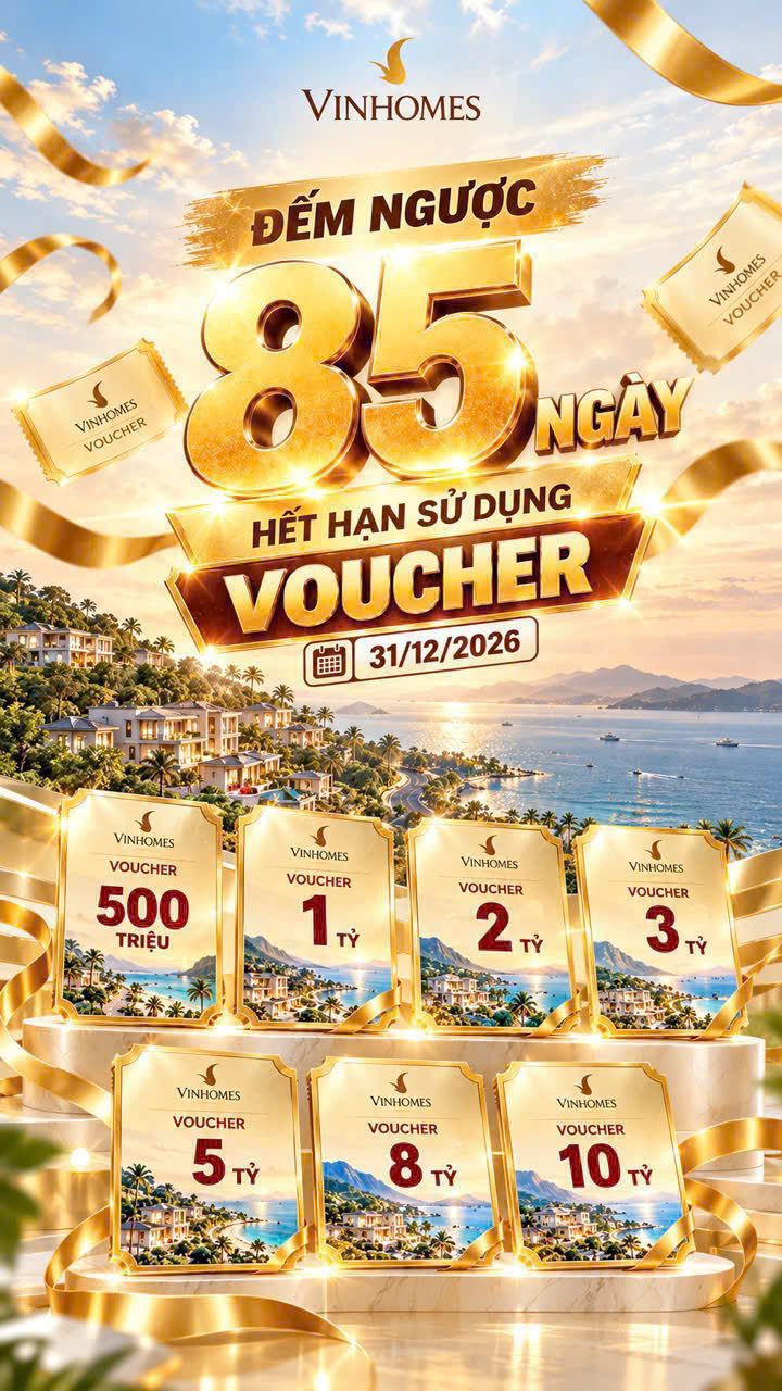 Voucher Vinhomes hạn 31/12/2026: Cách dùng tại Green Paradise