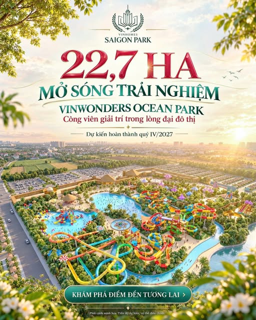 VinWonders Ocean Park 22,7ha tại Vinhomes Saigon Park có gì?