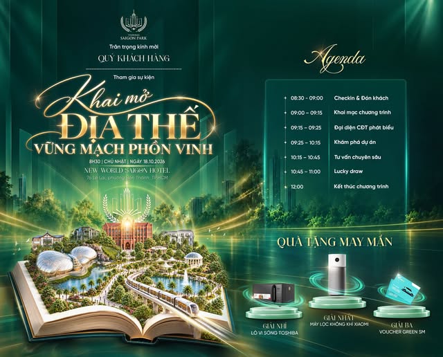 Sự kiện Khai mở địa thế – Vững mạch phồn vinh của Vinhomes Saigon Park
