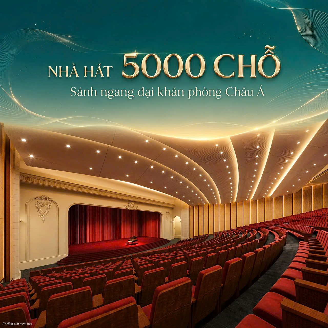 Nhà hát Sóng Xanh 5.000 chỗ tại Vịnh Tiên