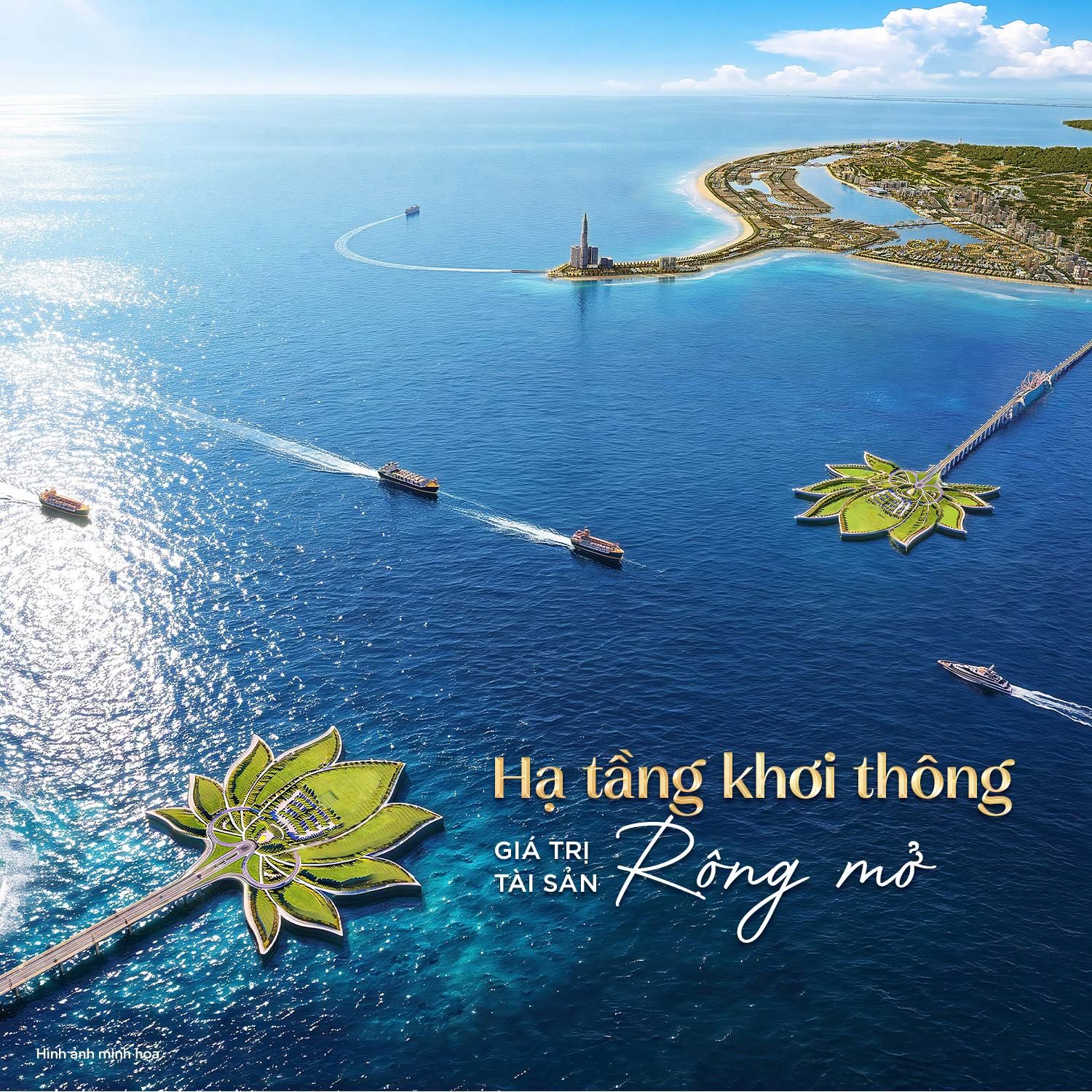 Hạ tầng khơi thông kết nối – Vinhomes Green Paradise