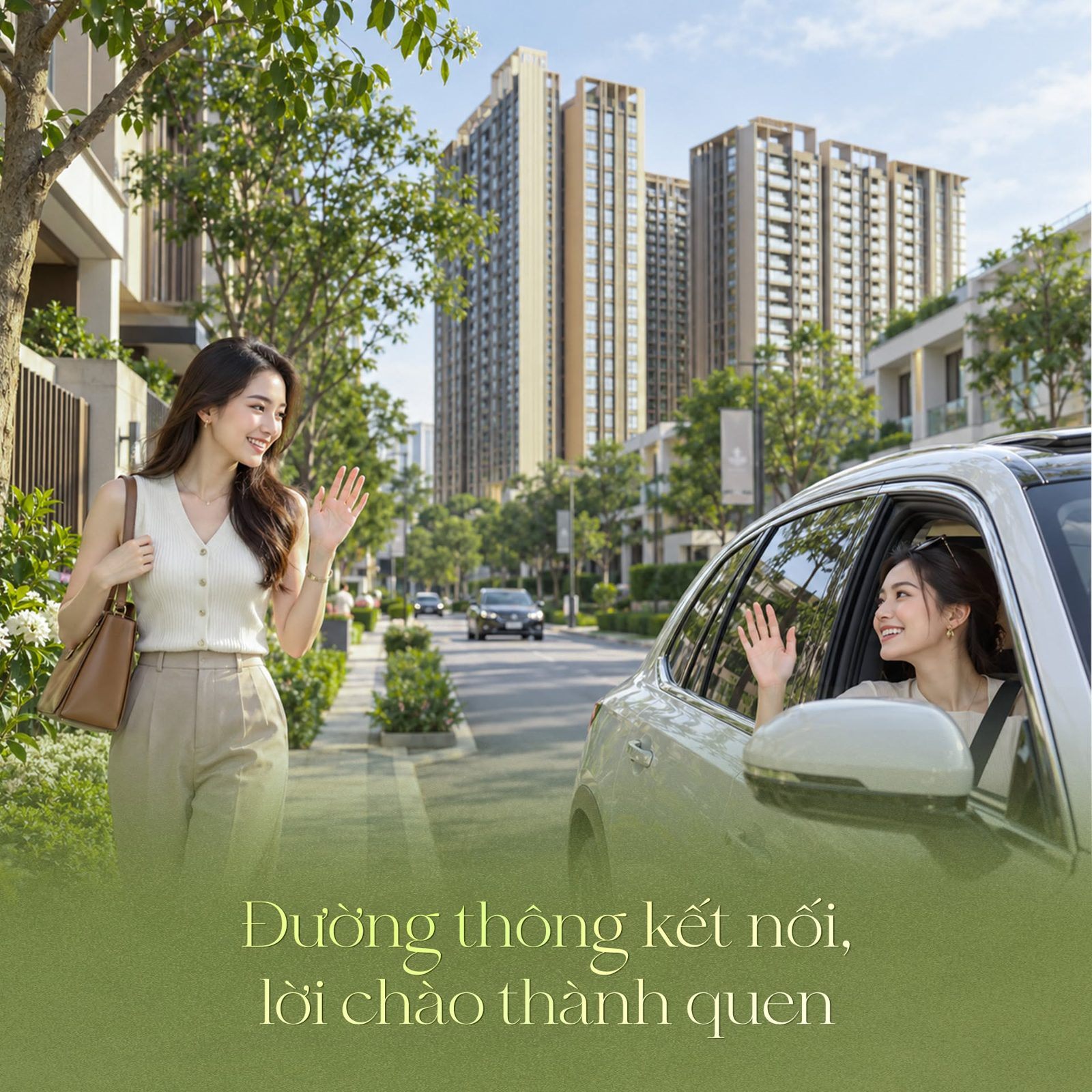 Đường kết nối trong khu dân cư hiện hữu