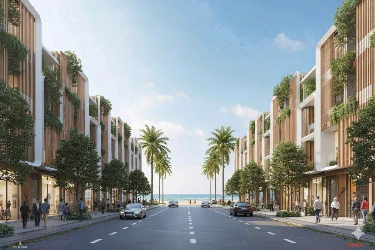 Đại lộ mua sắm tại Vịnh Tiên