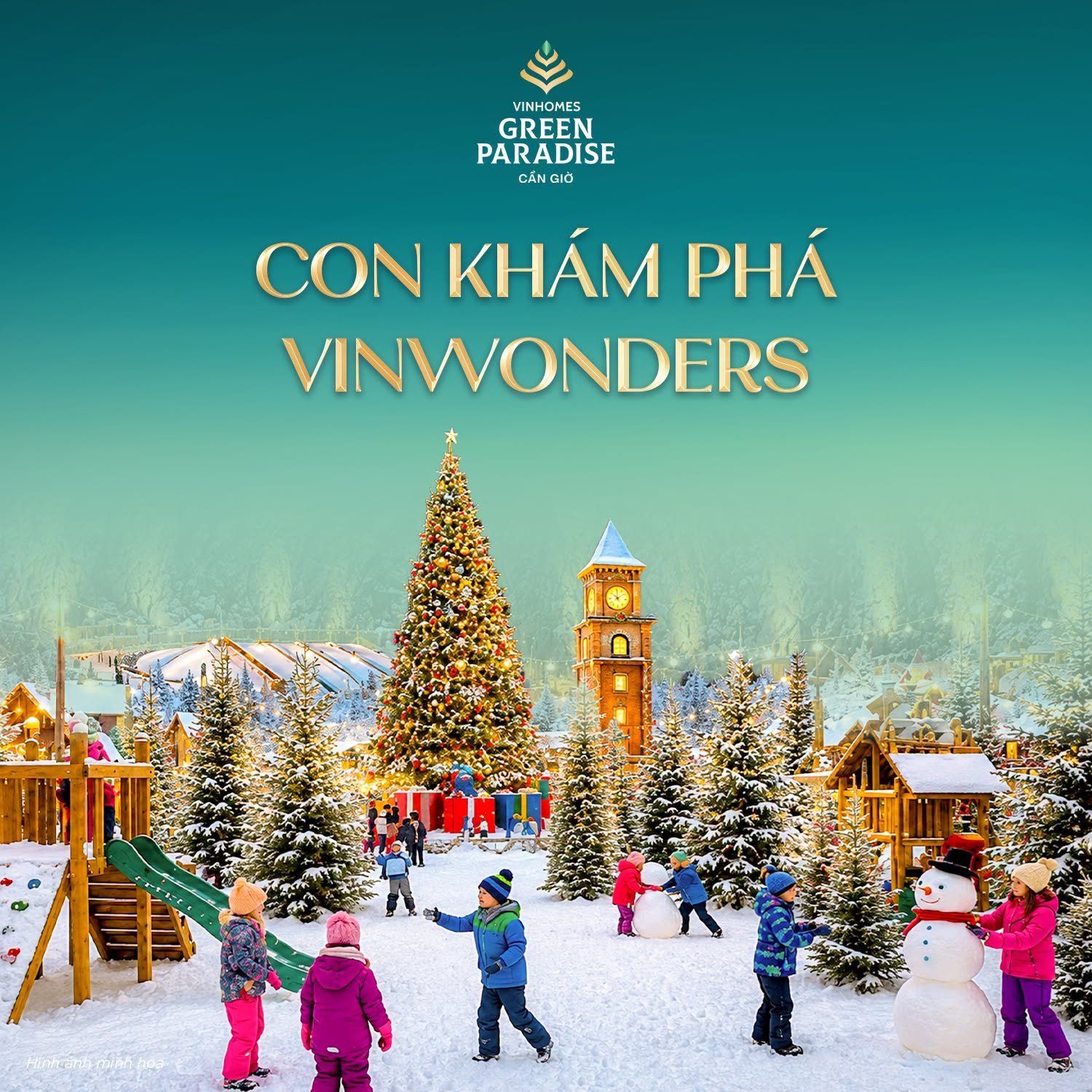 Trẻ em khám phá VinWonders Cần Giờ