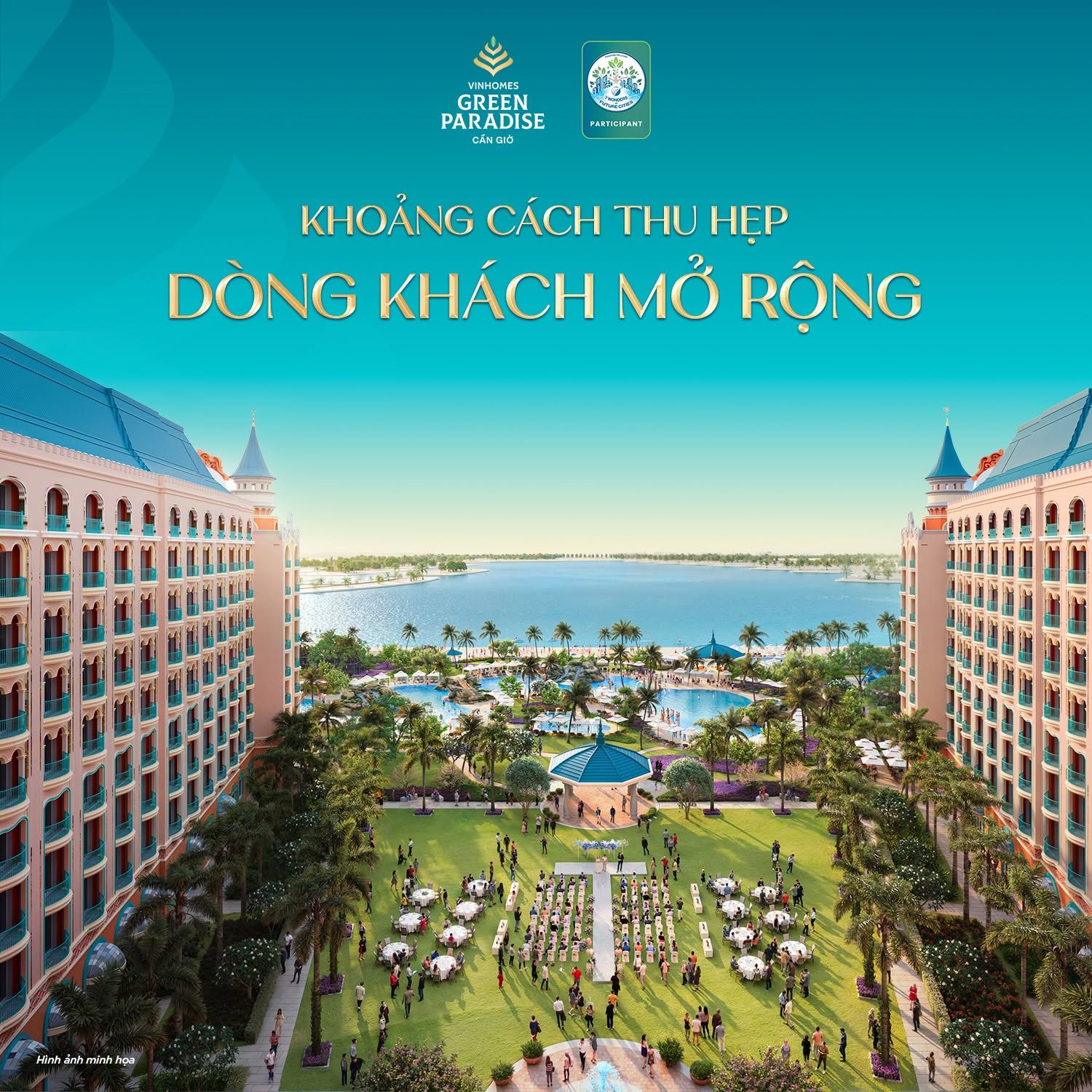 Khoảng cách kết nối Vịnh Tiên được thu hẹp – Vinhomes Green Paradise