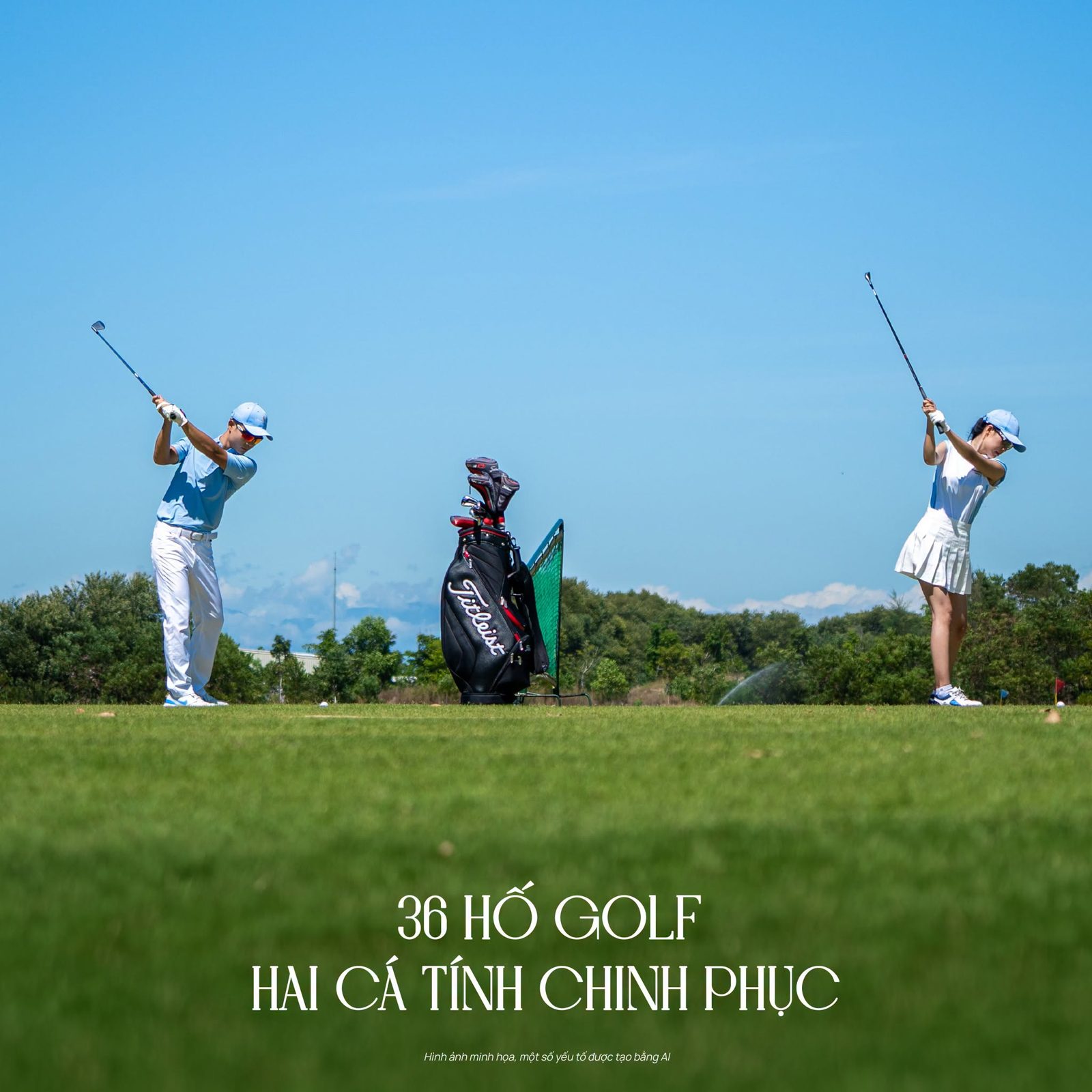 36 hố golf trên 155ha – Vinhomes Green Paradise