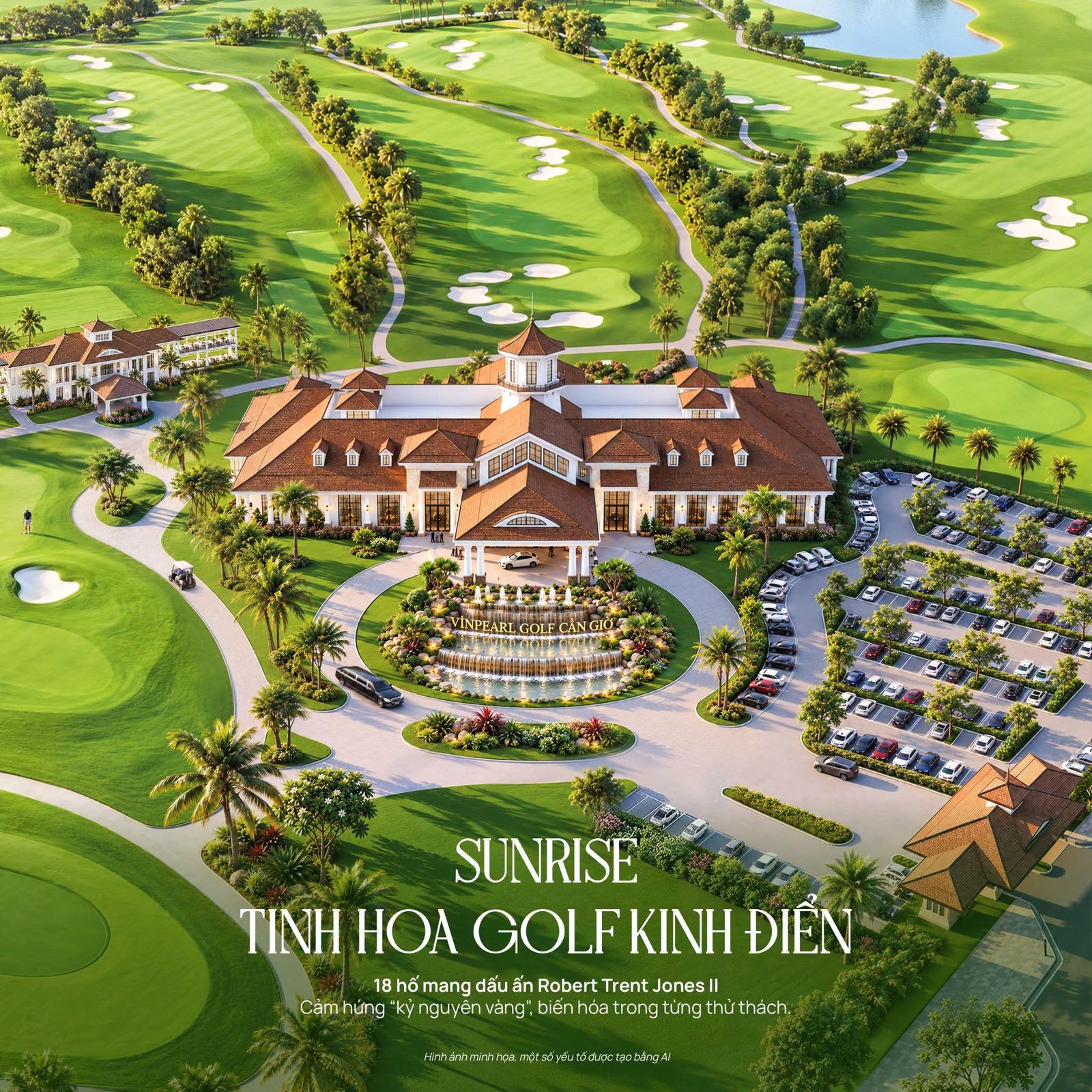 Sân Sunrise – tinh hoa golf kinh điển – Vinhomes Green Paradise