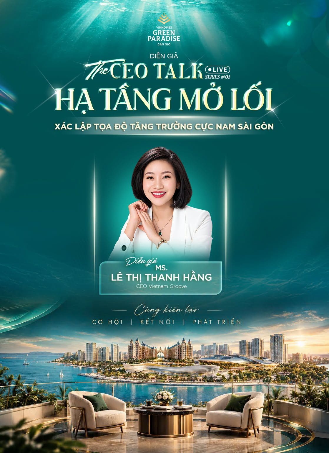 Diễn giả The CEO Talk #01 – Vinhomes Green Paradise