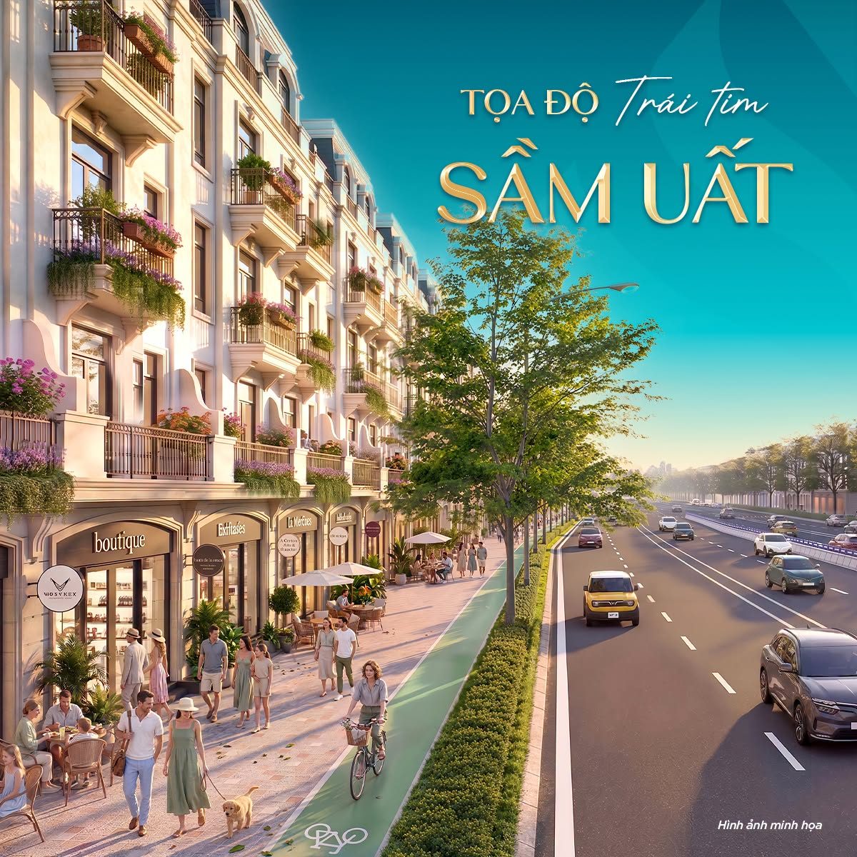 Tuyến phố thương mại Vịnh Tiên – Vinhomes Green Paradise