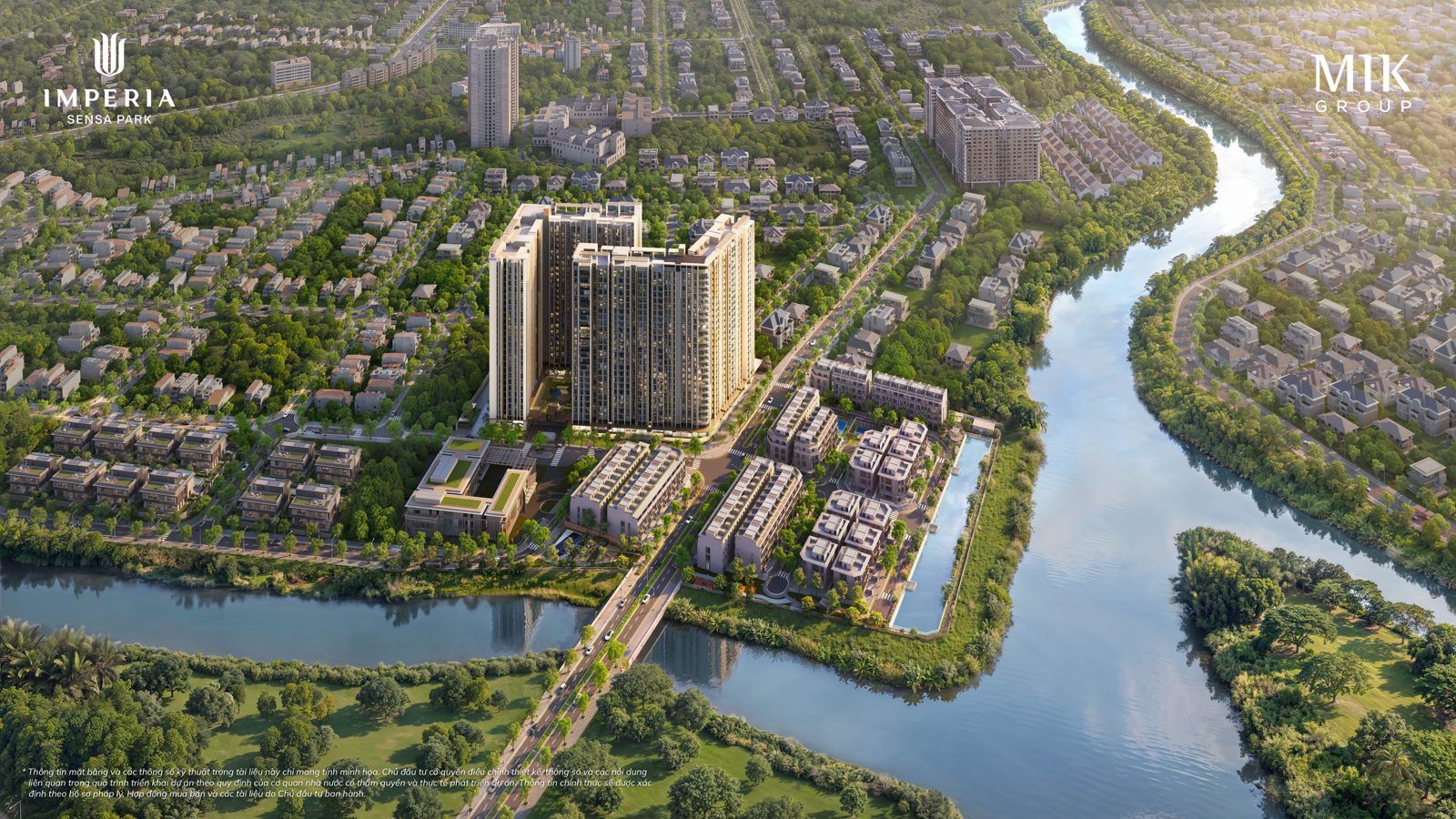 Dự án giáp sông Rạch Chiếc và kênh Một Tấn