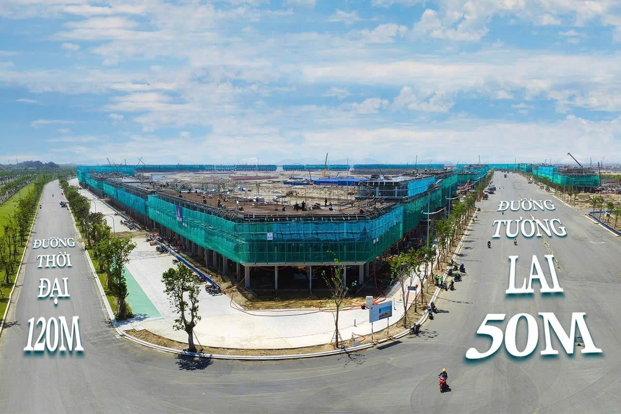 Giao lộ Đại lộ Thời Đại 120m và đường Tương Lai 50m