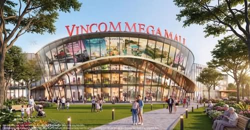 Phối cảnh Vincom Mega Mall tại Vinhomes Saigon Park