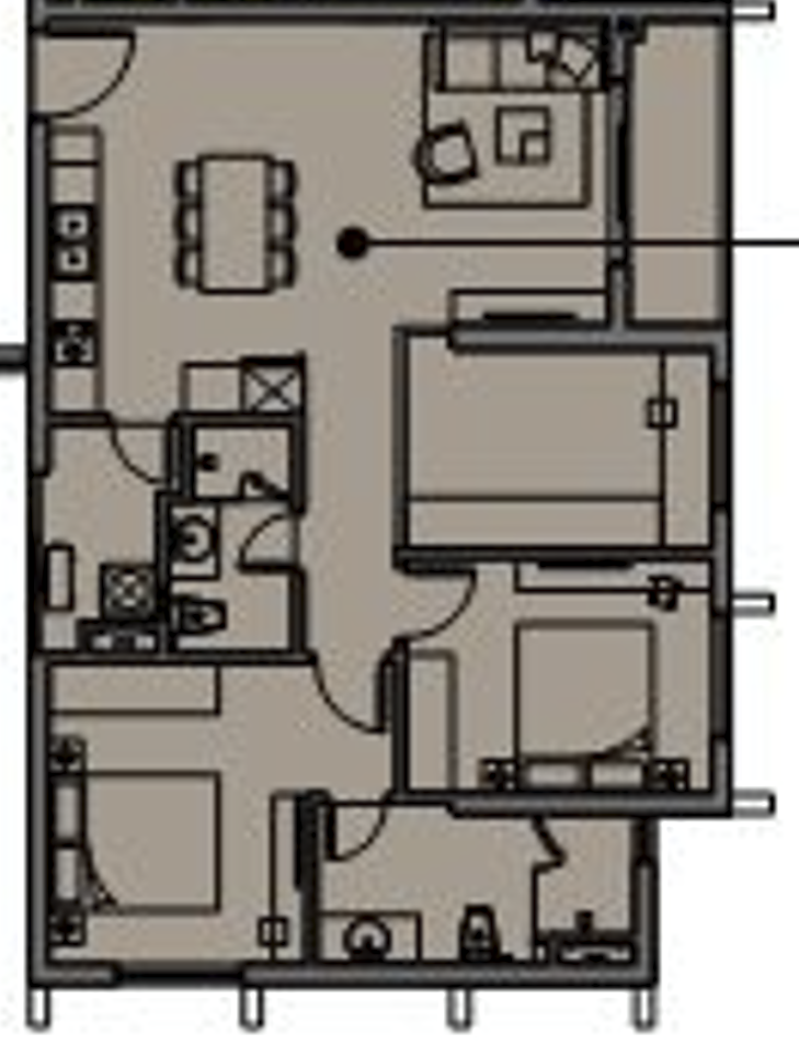 Layout căn 2pn-C2-91m2 Căn 2pn, 91m2 - Imperia Sensa Park