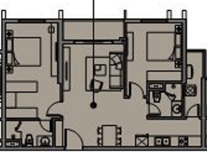 Layout căn 2pn-B2-82m2 Căn 2pn, 82m2 - Imperia Sensa Park