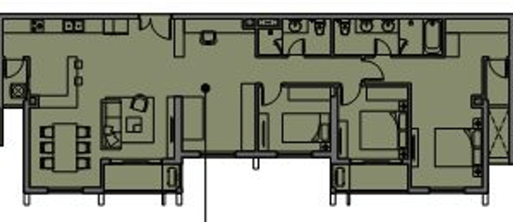 Layout căn 3pn-F11-140m2 Căn 3pn, 140m2 - Imperia Sensa Park